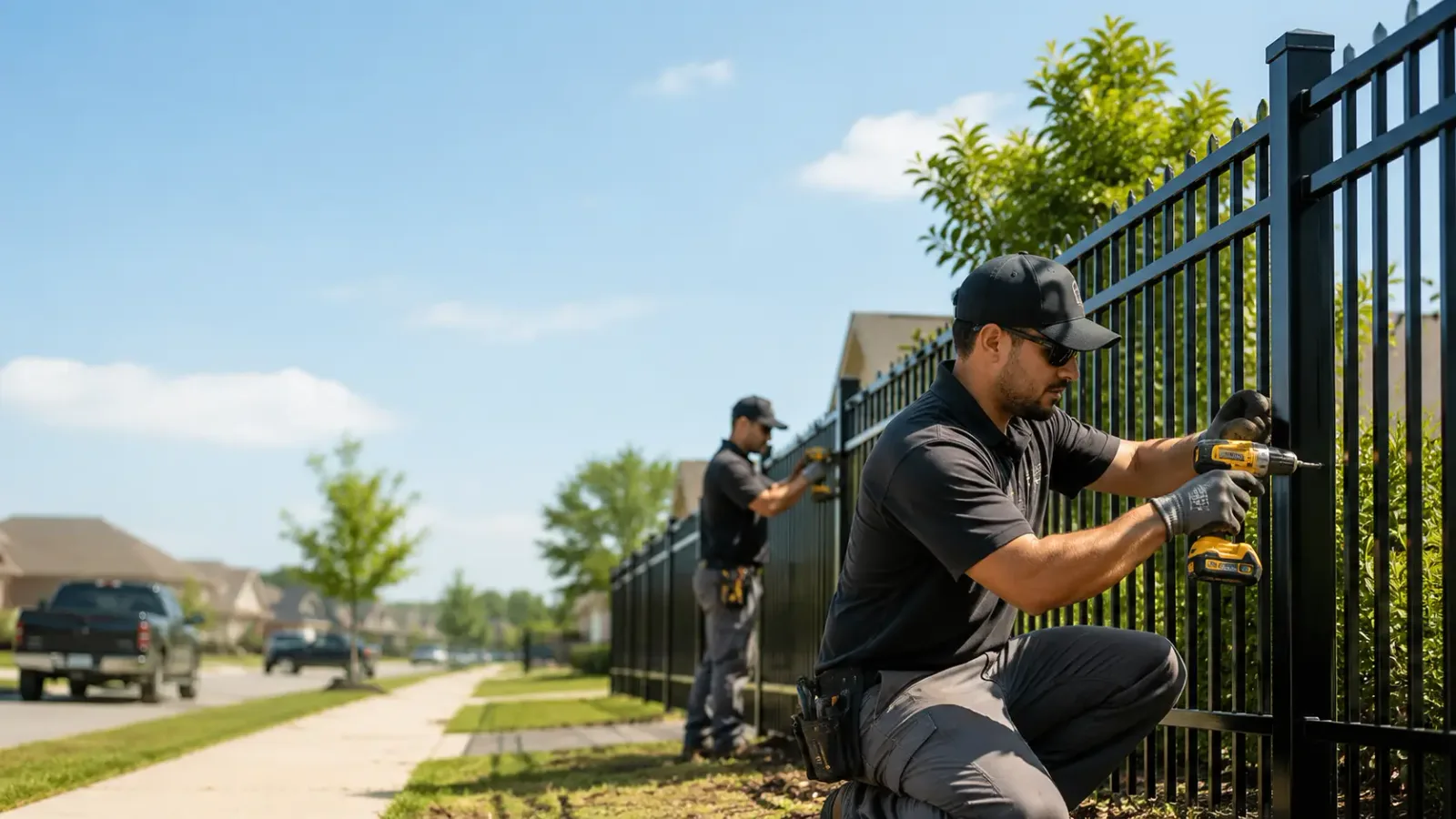 Metal Fence Installation in Marked Tree, AR